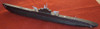 Handmade WWII USS Squalus (SS-192) Wooden Sub Model from Navy Yard Worker Estate