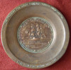 Beautiful 1927 Copper Pin Tray Made from Original USS Constitution "Old Ironsides" Spikes