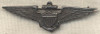 1920s US Navy Observer Wing in Sterling Unpierced