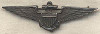 1920s US Navy Observer Wing in Sterling Unpierced