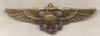 Nice WWII US Navy Pilot Wing by Gemsco in Sterling and Gold Fill