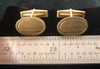 Pair of Circa 1920s-1930s Cuff Links in 14 Karat Gold
