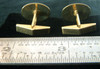 Pair of Circa 1920s-1930s Cuff Links in 14 Karat Gold