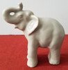 Lovely Vintage 1940's-50's Porcelain Elephant w/ Pale Grey Glaze