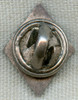 Great WWII Vermont Home Front Lapel Pin Enlisted Farmer VT Victory w/ Seal in Sterling Silver