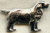 Vintage 1950's Sterling Silver Springer or Cocker Spaniel Brooch in Excellent Condition