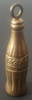 1936 Coca-Cola 50th Anniversary Gilt Brass Bottle Key Fob