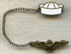 Great & Rare WWII US Navy ENLISTED PILOT Sweetheart Pin Gold Filled on Sterling w/ Enamel