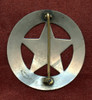 Fabulous, Iconic 1870's - 1880's COAL & IRON Police LARGE Circle Star Badge from Pennsylvania