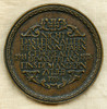 Lovely Large Bold Bronze WWI Donation Medal Ca 1916 of the Iron Reindldvs of Dortmvnd by FB