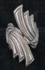 Fabulous Huge 1940's TAXCO 925 Silver Hinge Cuff Clamper Bracelet