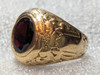Beautiful 1920 USNA Annapolis Class Ring of John Elbridge Parker in 14K Gold Size 9-1/2