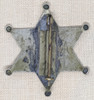 Great Old West Ca 1890s - 1900s "Stock" Deputy Marshal 6 Point Star Badge with Hand Stamped Details