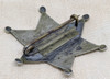 Great Old West Ca 1890s - 1900s "Stock" Deputy Marshal 6 Point Star Badge with Hand Stamped Details