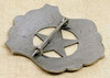 Great Ca 1900s- 1910 Old West Deputy Marshal Circle Cut-Out Star Shield Badge