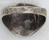Great Fred Harvey Period 1920s - 1930s Stamped Silver Native American Ring size 11.5