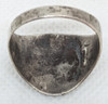 Great Fred Harvey Period 1920s - 1930s Stamped Silver Native American Ring size 11.5