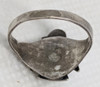 Great Little Fred Harvey Era Ring with Thunderbird & Turquoise 1930's - 40's Size 4.75