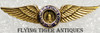 Cool 1940's 10K Gold Lepel Wing for the Columbia Flying Club, then Based if Beacon Field, Alexandria