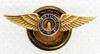 Cool 1940's 10K Gold Lepel Wing for the Columbia Flying Club, then Based if Beacon Field, Alexandria