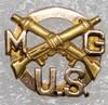 Lovely WWI US Army Machine Gun Troops Sweetheart Pin in 10K Gold