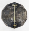 Wonderful 1870's Old New England Decagon Stock Silver Police Badge