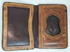 Beautiful Old 1950's San Antonio Texas City Police Sergeant Retired Badge in Leather Holder