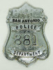 1971 Dated San Antonio Texas Police Badge #881