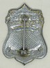 Rare 1940's - 50's San Antonio Police Corporation Court Warrant Officer Badge #6.