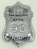 Nice 1940's - 50's San Antonio Texas City Detective Badge #90.