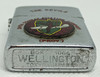 Wonderful ca 1956 24th Combat AV. Co. (Provisional) Engraved Wellington Lighter w/ Enamel Insignia