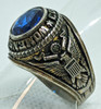 Vietnam War era WAC (Women's Army Corps) Ring in Sterling Silver Size 6.5