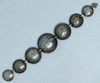 Lovely Early WWII US Army or USMC Sweet Heart Bracelet Made in Australia From Silver Coins.