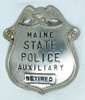 1960's - 1970's Maine State Police Auxiliary Retired Badge