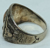 Great Salty WWI USMC Ring with Sterling & Bronze. Size 8.5
