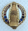 1940's Coca Cola 20 Year Service Pin in 10K Gold by Dieges & Clust.
