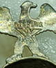 Nice Pre-WWII USMC M1937 Officer Collar EG & A by H&H in Sterling & 10K Gold Fill.