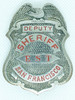 Great Ca 1927 -1935 San Francisco County Deputy Sheriff "Juice" Badge with Original Owner's Initials