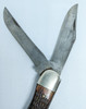 Nice 1950's Schrade Walden 225 (NOT 225H) Folding Bowie Pocket Knife with Bone Handles
