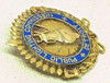1906 Detroit Public Lighting Commission 14K Gold Badge Originally worn by Industrialist W R. Kales
