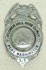 Beautiful Ca 1905 Flower Hill Hose Co. No1 Fire Badge from Port Washington Long Island, New York