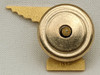 Ca 1955 PAA Pan American Airways 15yr Service Pin in 10K Gold Originally Worn by Captain Ned Mullen