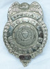 Nice WWII Era Worcester, MA Special Police Badge in NIckel Plated Wartime Shortages Steel #1120