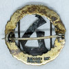 Rare 1930s Nazi Germany Shipyard/War Worker 800 Silver Honour Badge from Deutsche Werke Kiel
