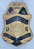 Scarce 2009 US Border Patrol 56th Presidential Inauguration Barack Obama Comm. Badge #0562