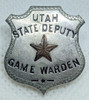 Great, Tiny, 1920s-30s UTAH State Deputy Game Warden Badge by UTAH Stamp Co