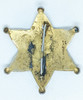 Scarce 1910s - WWI San Diego Co SENIOR Special Deputy Sheriff 6pt Star Badge by CAL Stamp Co