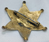 Scarce 1910s - WWI San Diego Co SENIOR Special Deputy Sheriff 6pt Star Badge by CAL Stamp Co