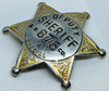 Scarce 1910s - WWI San Diego Co SENIOR Special Deputy Sheriff 6pt Star Badge by CAL Stamp Co
