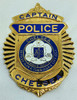 Beautiful Ca Late 00s Chelsea Massachusetts Police Captain Wallet Badge by Blackinton